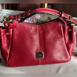 Dooney & Bourke vintage red leather bag